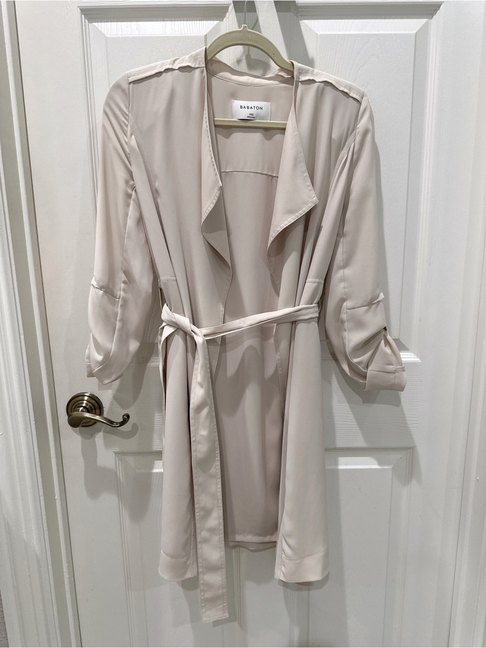 Babaton Quincey Trench Coat size xxs